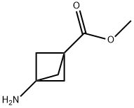 Bicyclo[1.1.1]pentane-1-carboxylic acid, 3-amino-, methyl ester (9CI) Struktur