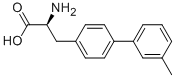 L-2-AMINO-3-(3'-METHYL-BIPHENYL-4-YL)-PROPIONIC ACID Struktur