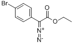 Ethyl 2-(4-bromophenyl)-2-diazoacetate Struktur