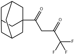 1-ADAMANTAN-1-YL-4,4,4-TRIFLUORO-BUTANE-1,3-DIONE Struktur