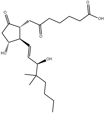 16,16-DIMETHYL-6-KETO PROSTAGLANDIN E1 Structure