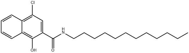 4-chloro-N-dodecyl-1-hydroxynaphthalene-2-carboxamide|