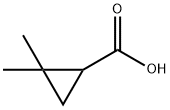 2,2-DIMETHYL CYCLOPROPYL CARBOXYLIC ACID Struktur