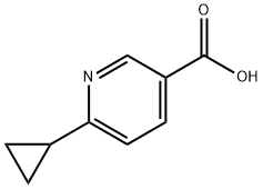 6-环丙烷基吡啶-3-羧酸,75893-75-3,结构式
