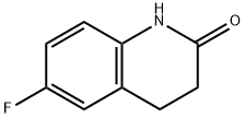 6-フルオロ-3,4-ジヒドロ-2(1H)-キノリノン 化学構造式