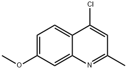 4-氯-7-甲氧基-2-甲基喹啉, 75896-68-3, 结构式