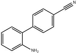 2′-アミノ-1,1′-ビフェニル-4-カルボニトリル 化学構造式