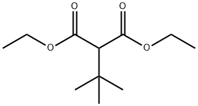 (1,1-ジメチルエチル)プロパン二酸ジエチル 化学構造式