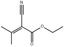 ETHYL 2-CYANO-3-METHYLCROTONATE Structure