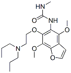 3-[6-[2-(dipropylamino)ethoxy]-4,7-dimethoxy-benzofuran-5-yl]-1-methyl -urea Structure
