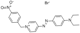1-(4-硝基苄基)-4-(4-二乙胺苯偶氮)溴吡啶,75902-86-2,结构式