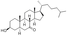 7-KETOCHOLESTANOL Structure