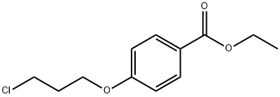 4-(3-Chloro-propoxy)-benzoic acid ethyl ester Structure