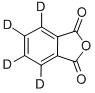 邻苯二甲酸酐-D4, 75935-32-9, 结构式