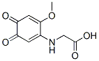 Glycine, N-(6-methoxy-3,4-dioxo-1,5-cyclohexadien-1-yl)- (9CI) Structure