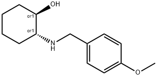 TRANS-2-(4-METHOXY-BENZYLAMINO)-CYCLOHEXANOL Struktur