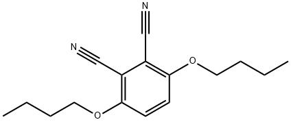 3,6-二丁氧基-1,2-苯二甲腈, 75942-37-9, 结构式