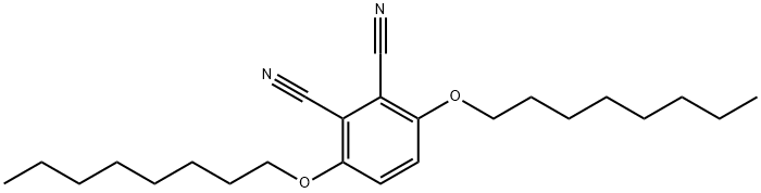 3 6-DIOCTYLOXY-1 2-BENZENEDICARBONITRIL& Structure