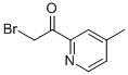 Ethanone, 2-bromo-1-(4-methyl-2-pyridinyl)- (9CI) Structure