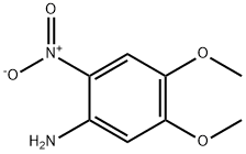 4,5-ジメトキシ-2-ニトロアニリン 化学構造式