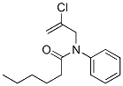 N-(2-クロロ-2-プロペニル)-N-フェニルヘキサンアミド 化学構造式
