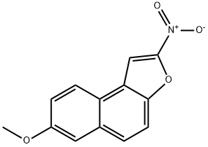 2-硝基-7-甲氧基萘并[2,1-B]呋喃 结构式