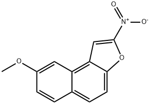 2-nitro-8-methoxynaphtho(2,1-b)furan Structure