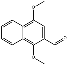 1,4-二甲氧基-2-萘甲醛 结构式