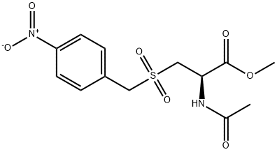 methyl 2-acetamido-3-[(4-nitrophenyl)methylsulfonyl]propanoate Structure