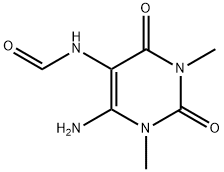 6-氨基-5-甲酰氨基-1,3-二甲基尿嘧啶,7597-60-6,结构式