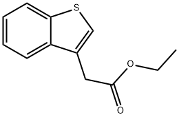 Ethyl 2-(1-benzothiophen-3-yl)acetate Struktur