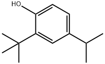 2-tert-butyl-4-isopropylphenol Struktur