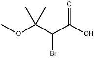 2-BROMO-3-METHOXY-3-METHYLBUTANOIC ACID Struktur