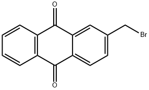 2-(ブロモメチル)アントラキノン 化学構造式