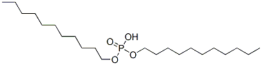 Phosphoric acid hydrogen diundecyl ester Structure
