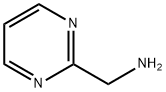 2-アミノメチルピリミジン 化学構造式