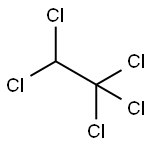 Pentachloroethane Structure