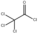 Trichloroacetyl chloride Structure