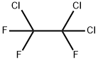 1,1,2-トリフルオロトリクロロエタン 化学構造式