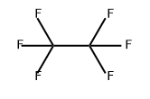 1,1,1,2,2,2-ヘキサフルオロエタン 化学構造式