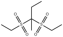乙丁二砜,76-20-0,结构式