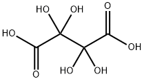 DIHYDROXYTARTARIC ACID Structure