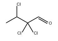2,2,3-三氯丁醛,76-36-8,结构式