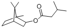 异戊酸龙脑酯,76-50-6,结构式
