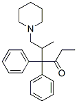 4,4-ジフェニル-5-メチル-6-ピペリジノ-3-ヘキサノン 化学構造式