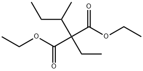 Diethyl ethyl(1-methylpropyl)malonate Struktur