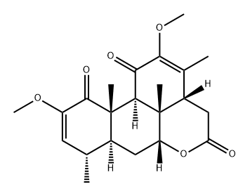 苦木素, 76-78-8, 结构式