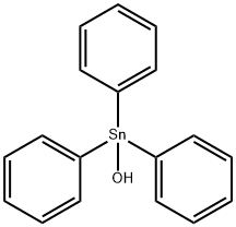 三苯基氢氧化锡,76-87-9,结构式