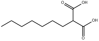 ヘプチルマロン酸 化学構造式