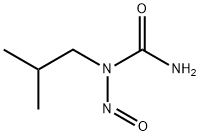 1-イソブチル-1-ニトロソ尿素 化学構造式